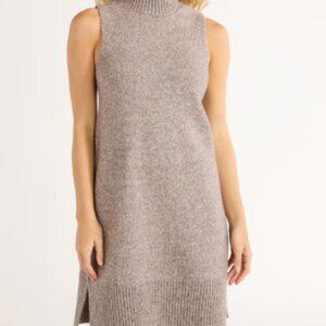 Free Assembly Women's Sleeveless Turtleneck Sweater Mini Dress – Size 2XL